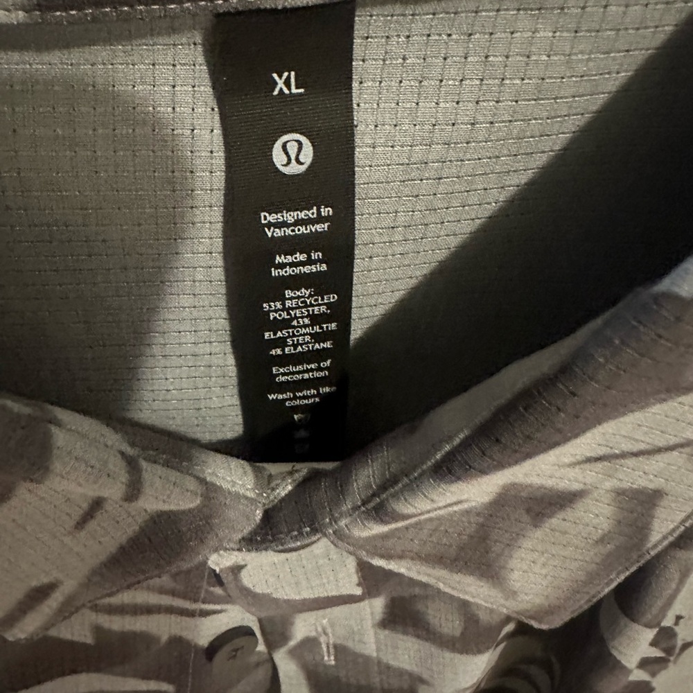 lululemon athletica Gray Men's Shirt